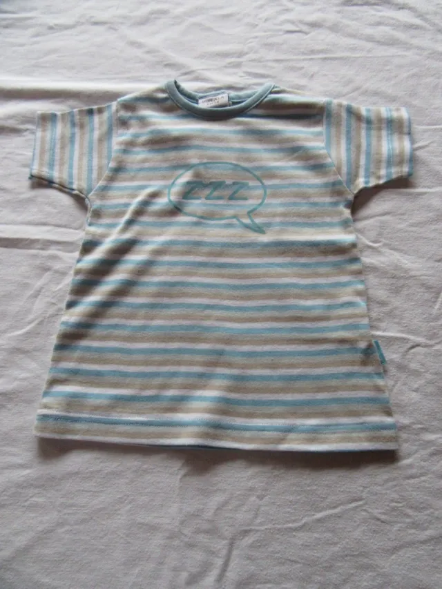 Wiplala Slaapkleed - Nachthemd - Streepje - ZZZ - 18 maand 86 blauw