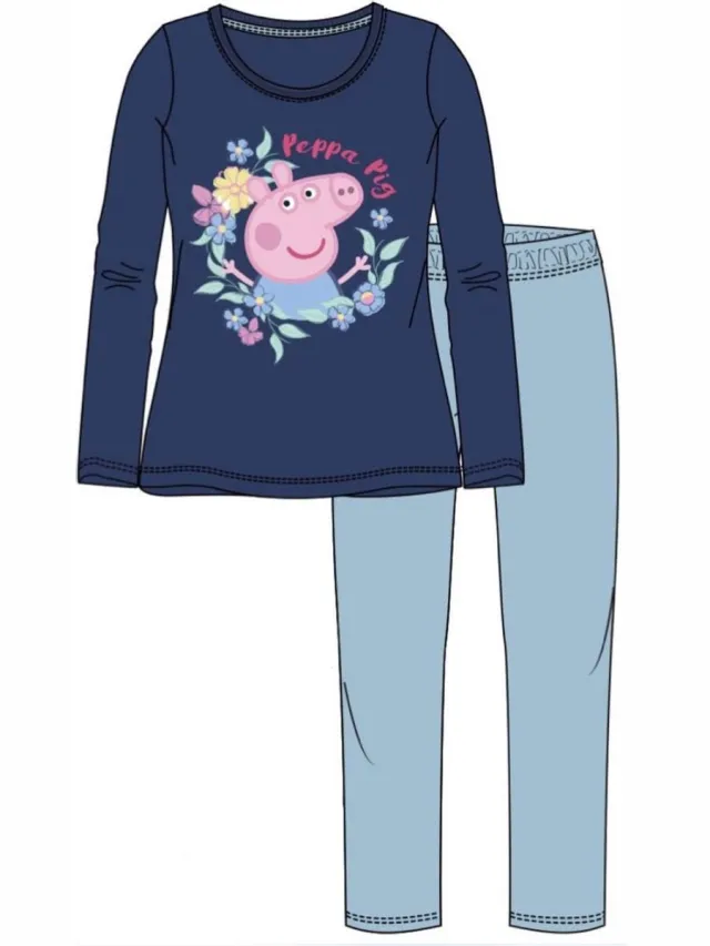 Peppa Pig pyjama - blauw - Maat 116 / 6 jaar