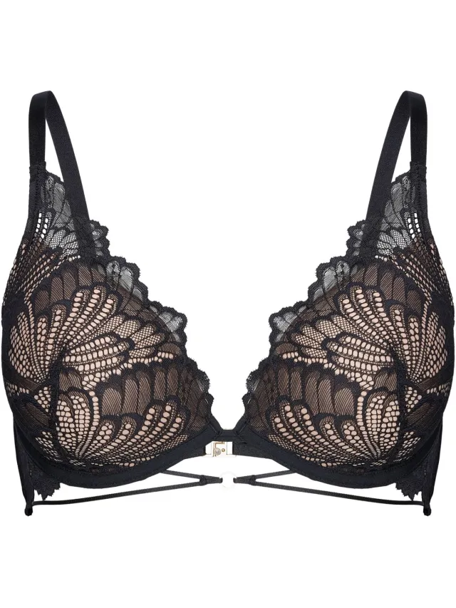 ESOTIQ Sonia - Push-upbeha - Zwart Zwart;Beige;Goud