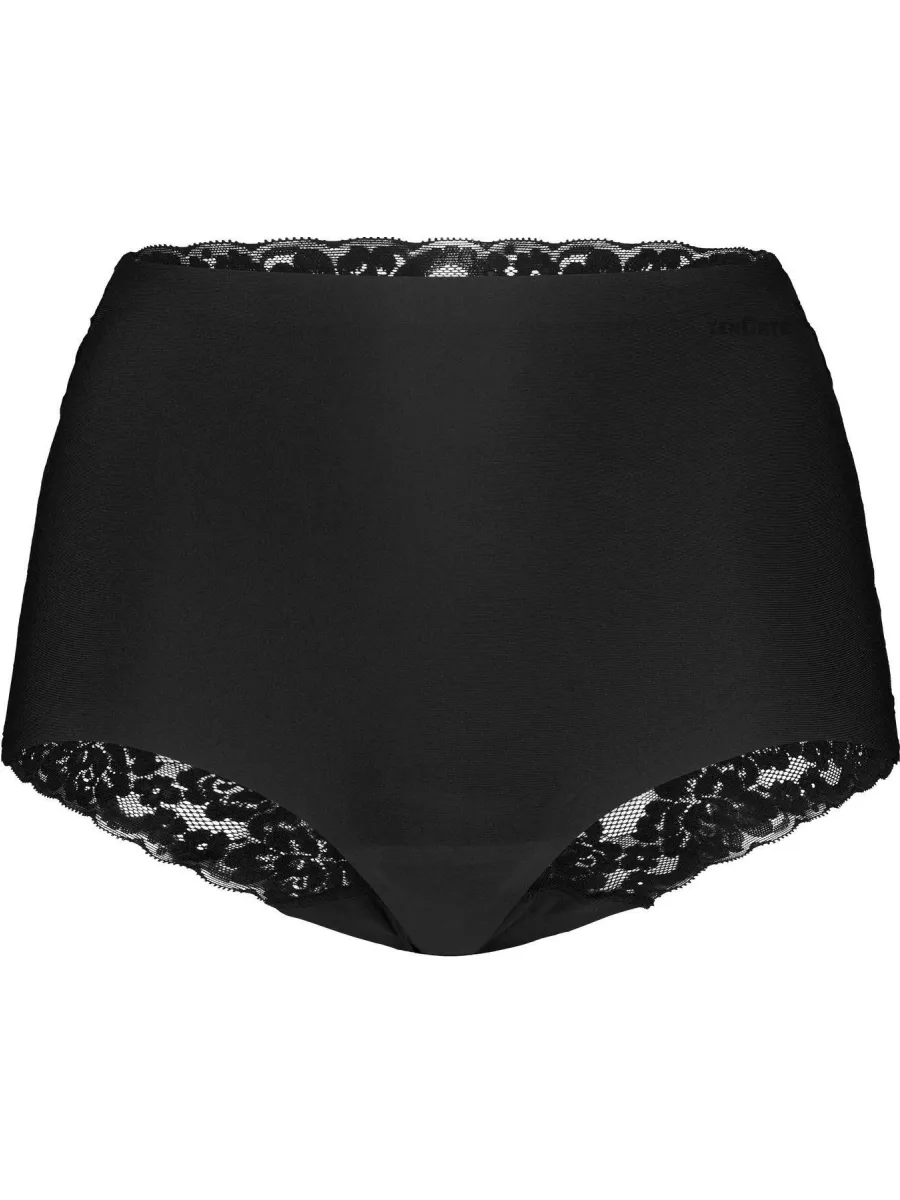 Ten Cate Secrets high waist maxislip met kant zwart, foto 2