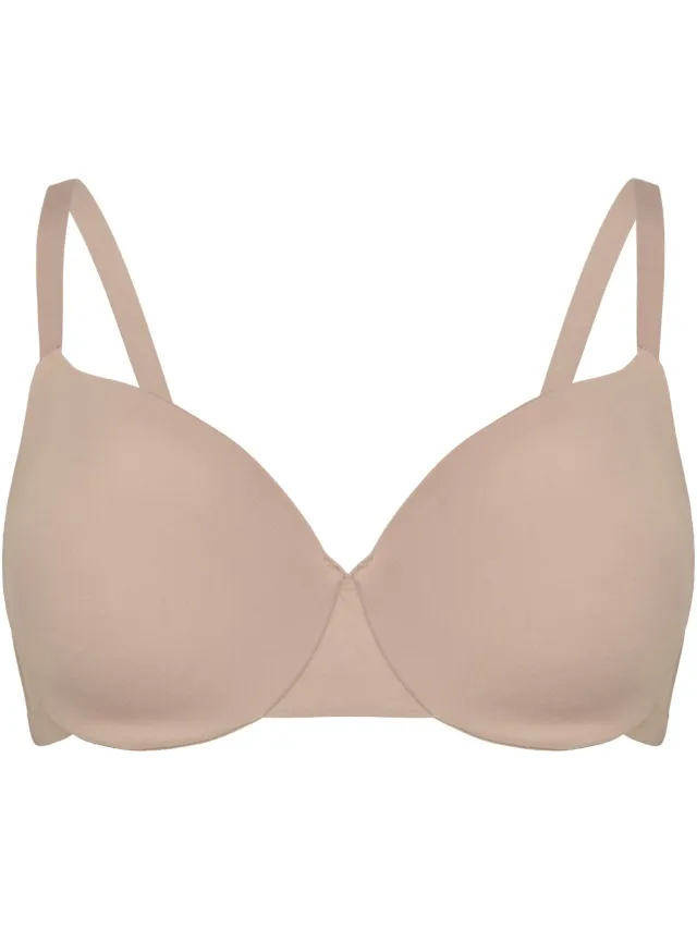 ESOTIQ Basic-serie - Voorgevormde beha - Beige - Voor grotere cupmaten