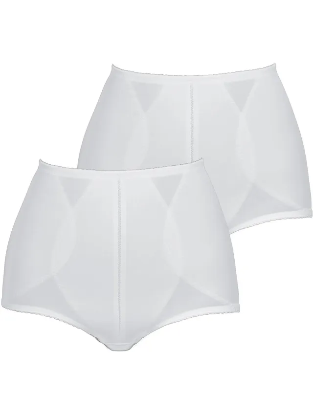 Susa 2-pack corrigerende broek Classics Wit Wit
