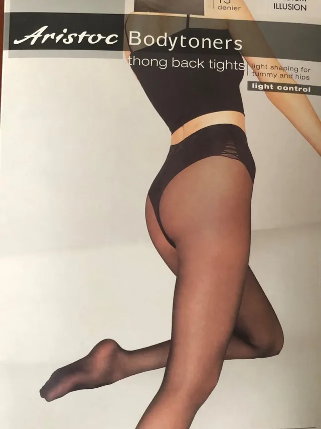 Aristoc Panty - Shaping - Corrigerende Panty - Panty - Buik - Billen - Thong Back - 15 Den. - Medium - Illusion