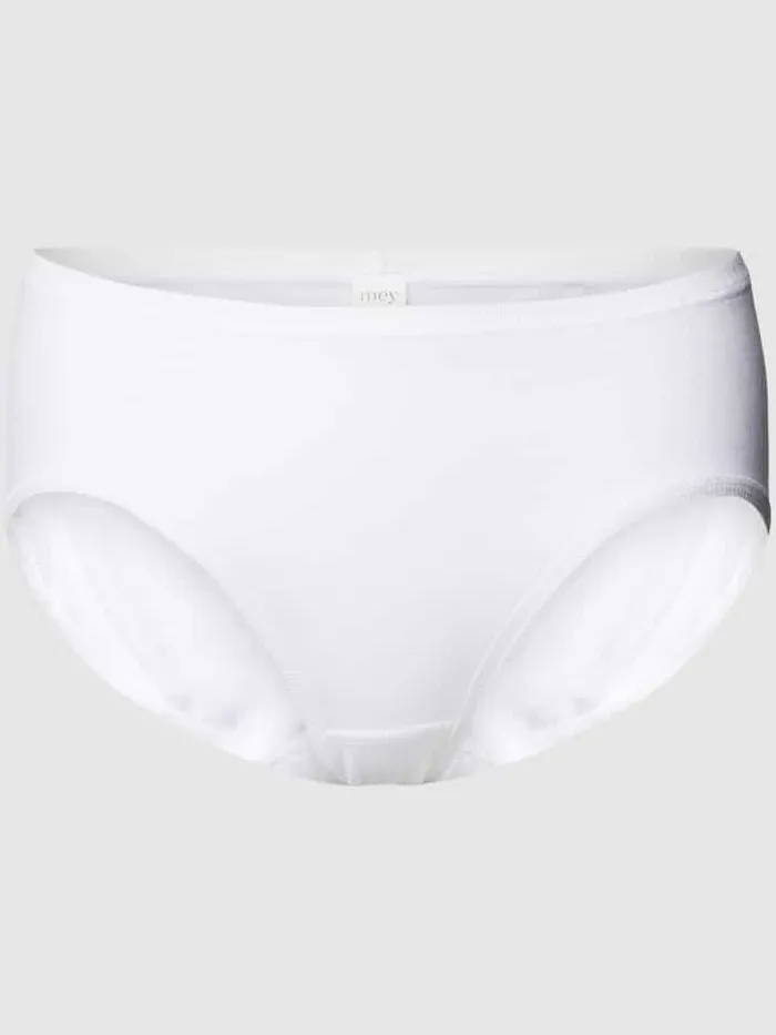 Mey Slip met fijn borduursel wit