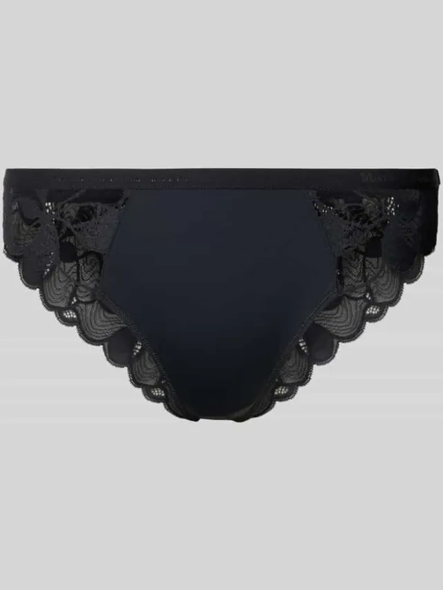 Marc O'Polo Slip met kant zwart, foto 2