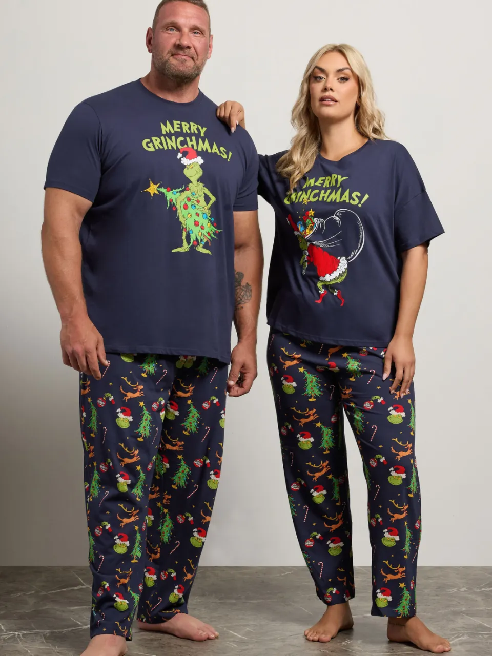 Limited Collection Curve Grinch Pyjama In Marineblauw, foto 2