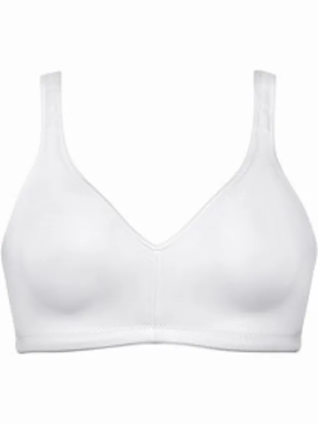 Naturana soft BH met elastische cups maat 95 B/C/D wit