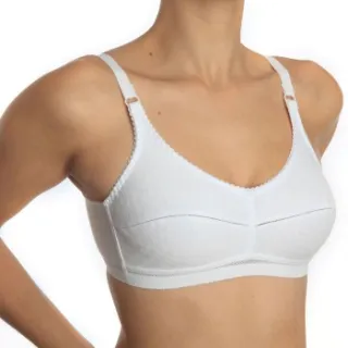 sassa Cotton Soft bra wit Beige,Wit