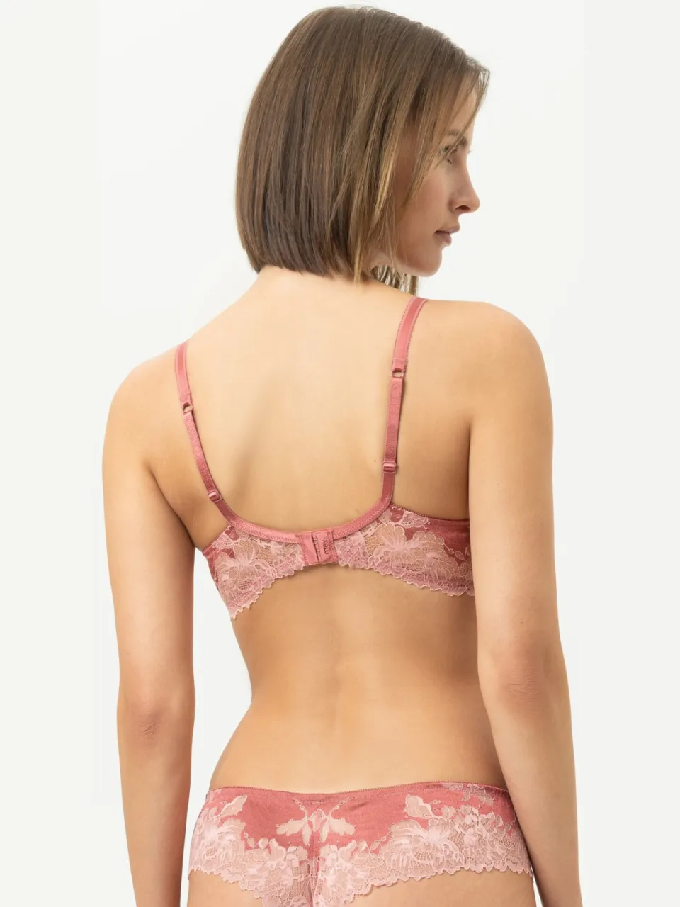 Mey Bi-stretch beha, beugelloos Serie Luxurious Dawn Blush rood, foto 3