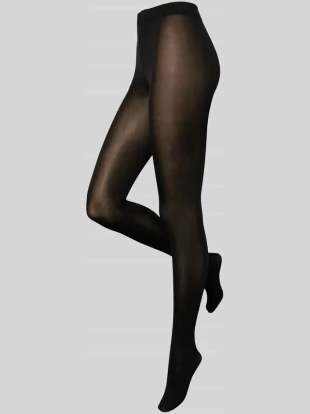 Falke Panty met elastische tailleband - 80 DEN Zwart