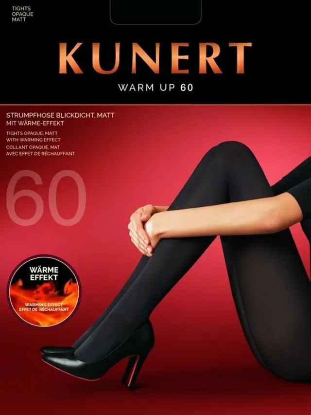 Kunert Warm up 60 opaque winterpanty-46 kleur Antracite antraciet