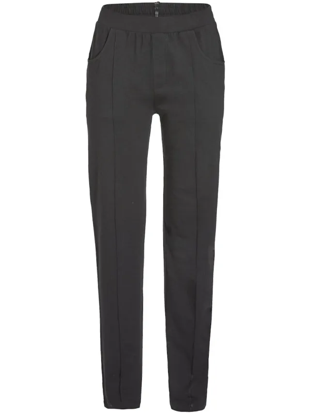 Ringella Zwarte chique loungebroek Ringella - Zwart - Maat - 42