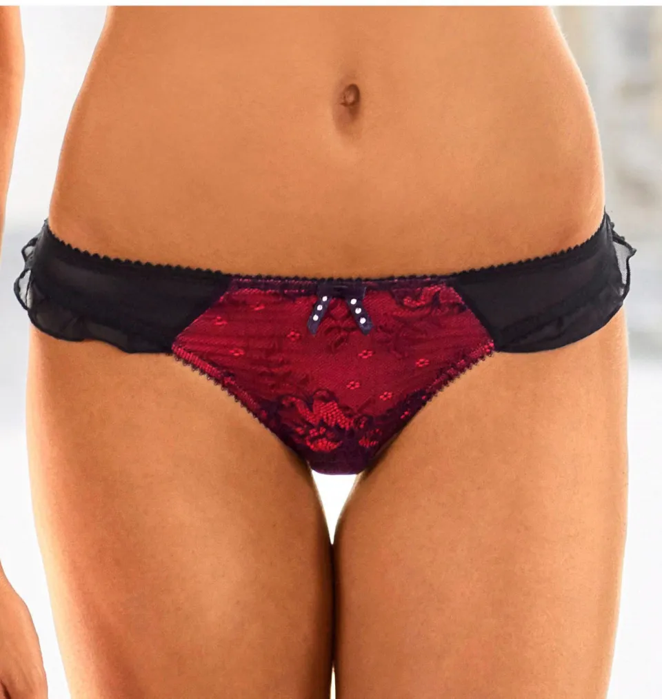 string rood en zwart rood/zwart