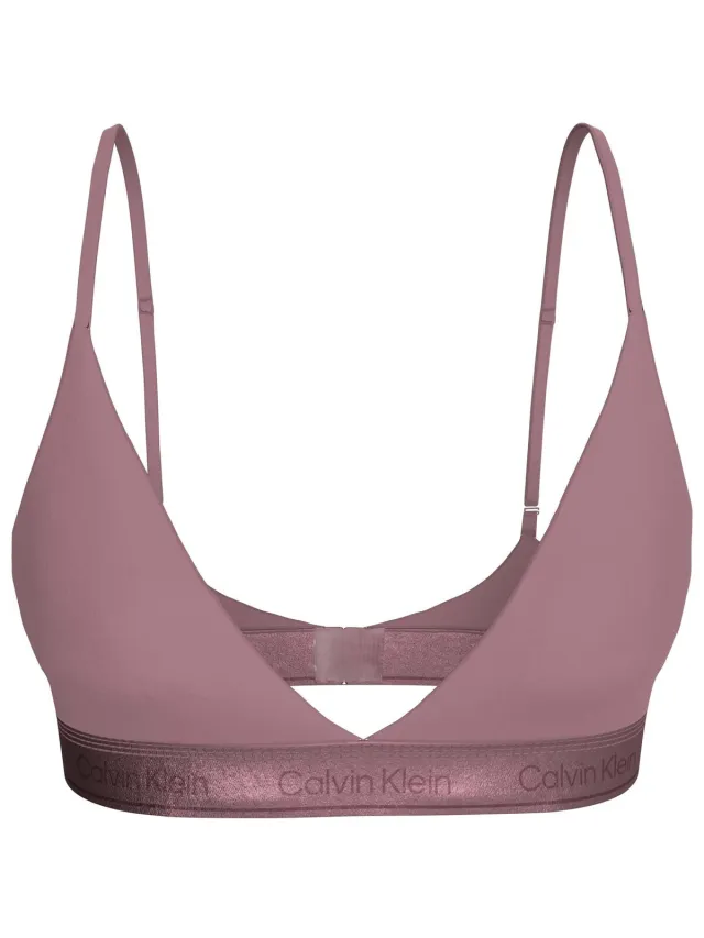 Calvin Klein Lightly Lined Triangle bralette violet
