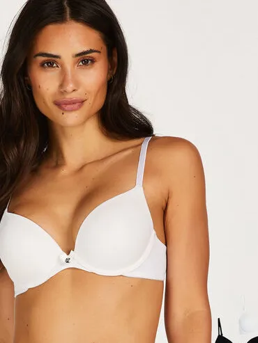 Hunkemöller 2-pack voorgevormde beugel bh Zwart