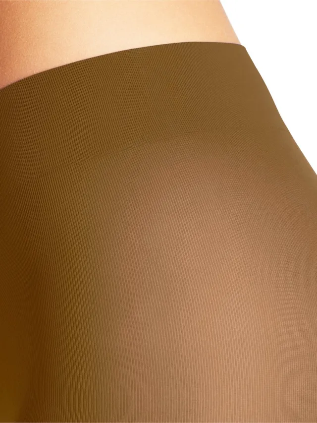 Falke Pure Matt eenkleurig materiaal ondoorzichtig 50 DEN panty dames geel geel 1220