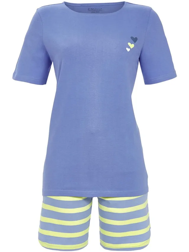 Ringella Summerstripe – Pyjama – 6211339 – Lavendel – Blauw