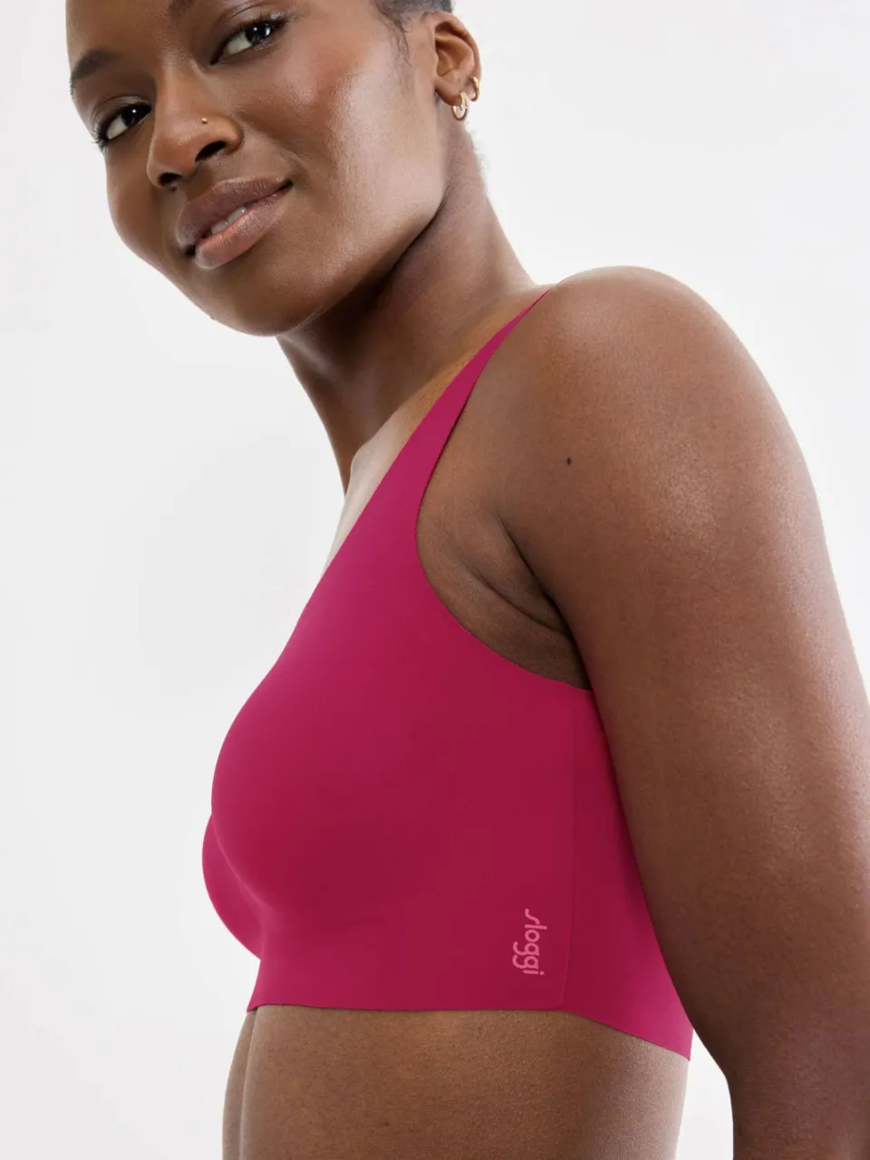 Sloggi ZERO Feel 2.0 T-shirt-bh zonder beugel koraalrood, foto 5