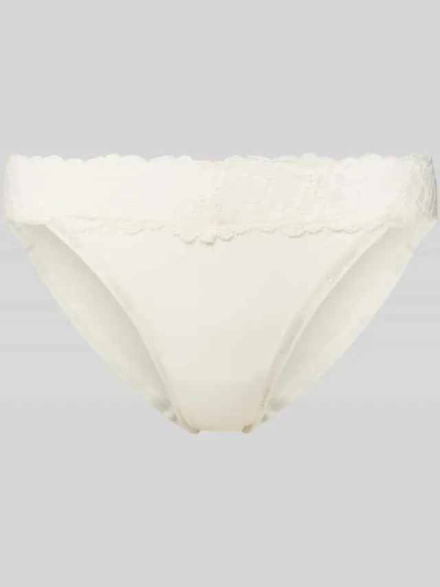 Calvin Klein Slip met kanten details Offwhite