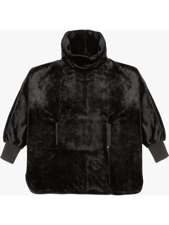 Lords & Lilies lordsxlilies Dames Poncho zwart-one size