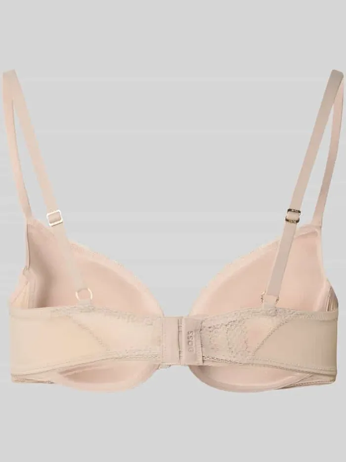 Boss Beha met voorgevormde cup, model 'DEMI_B.PURE' beige, foto 2