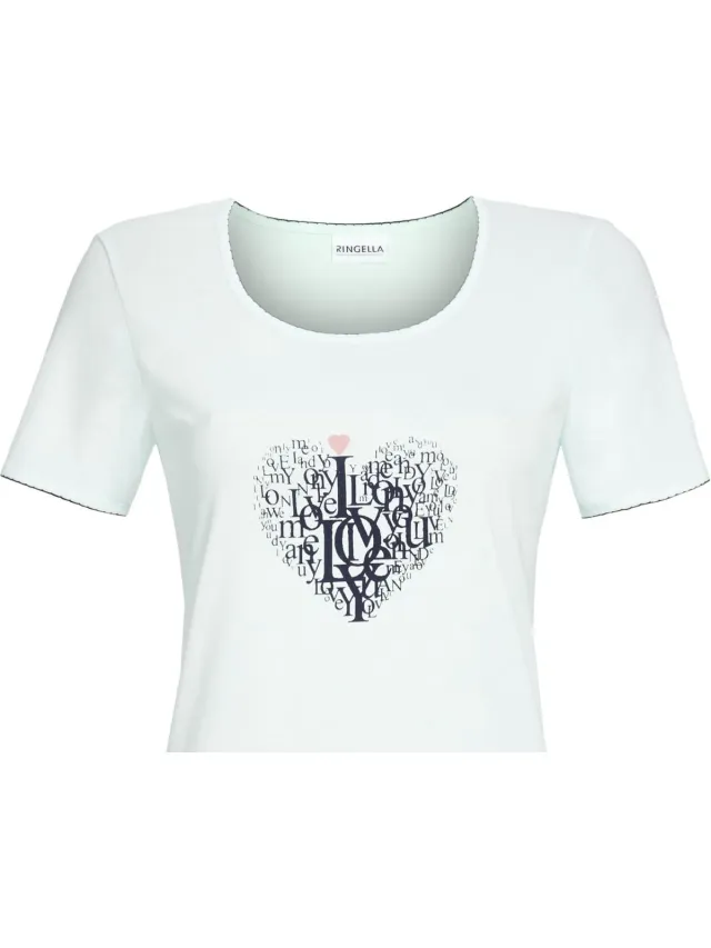 Ringella Heart Print – Pyjama – 2211310 – Helles Lagune - 40