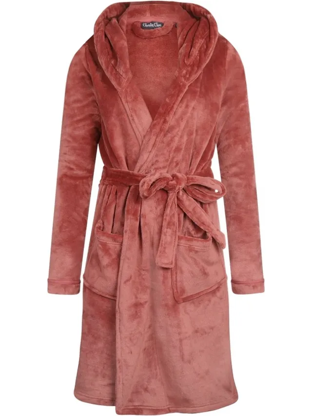 Charlie Choe Marrakesh Nights - badjas - dark red - U45171-38