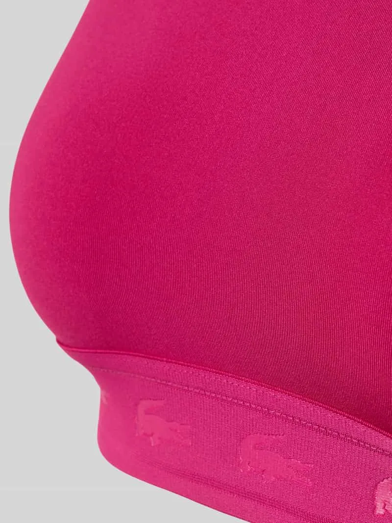 Lacoste Sport-bh met logopatch felroze, foto 3