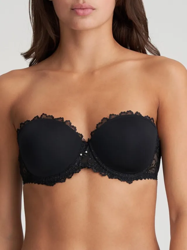 Marie Jo Jane Voorgevormde Strapless Bh 0101338 Zwart - maat EU 70E / FR