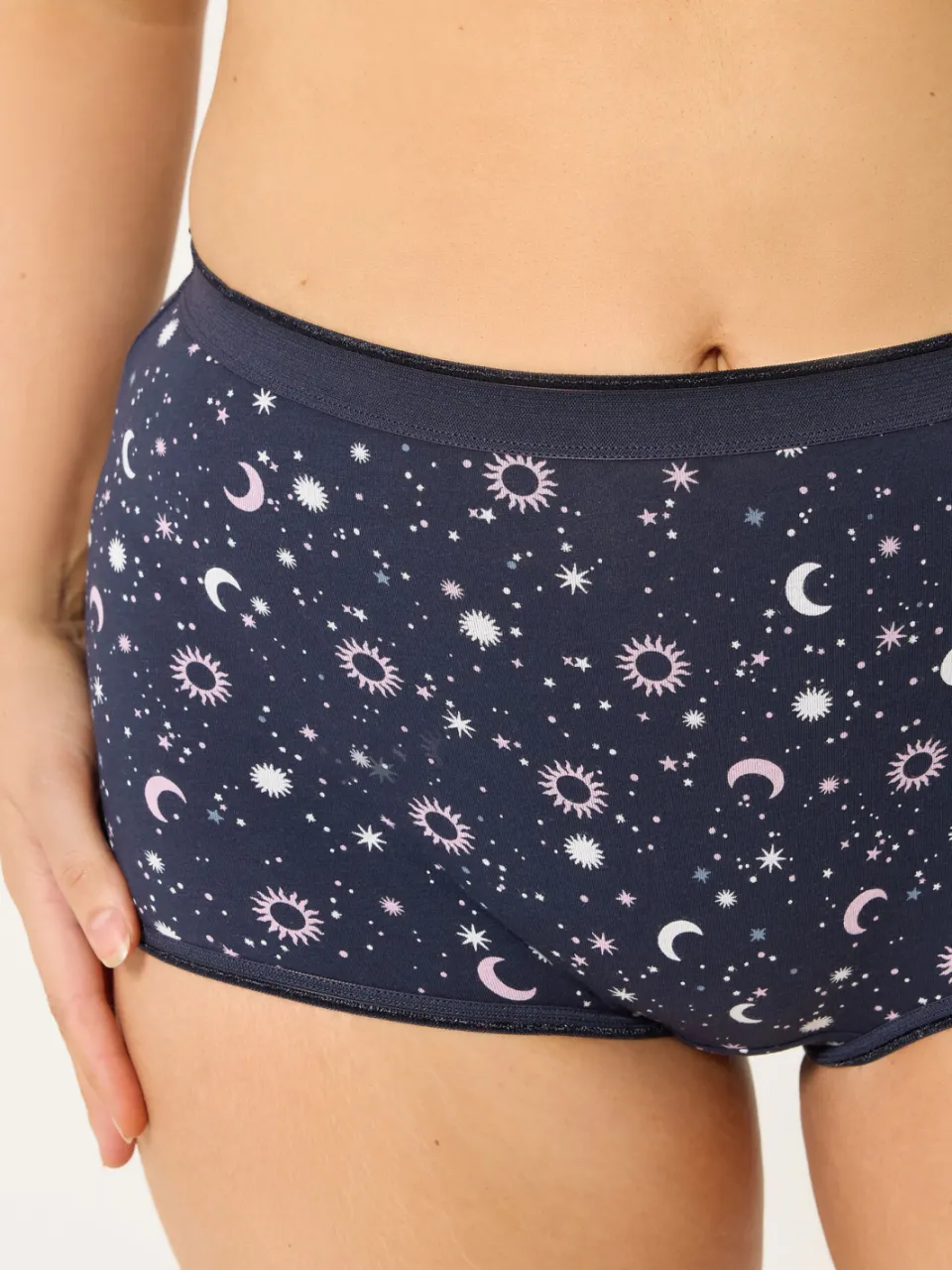 Yours 5Pack Marineblauwe Shorts Met Hemelse Print-48, foto 5
