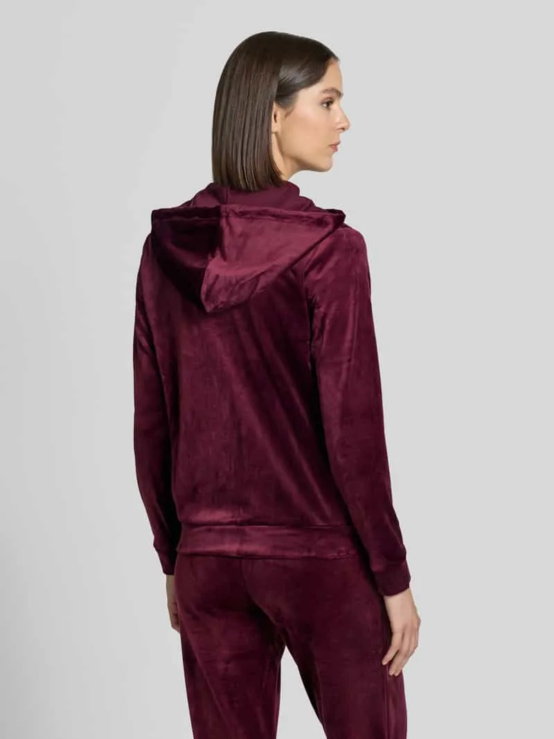 b.Young Twinset met kangoeroezak model 'MITZA SET' bordeaux, foto 3