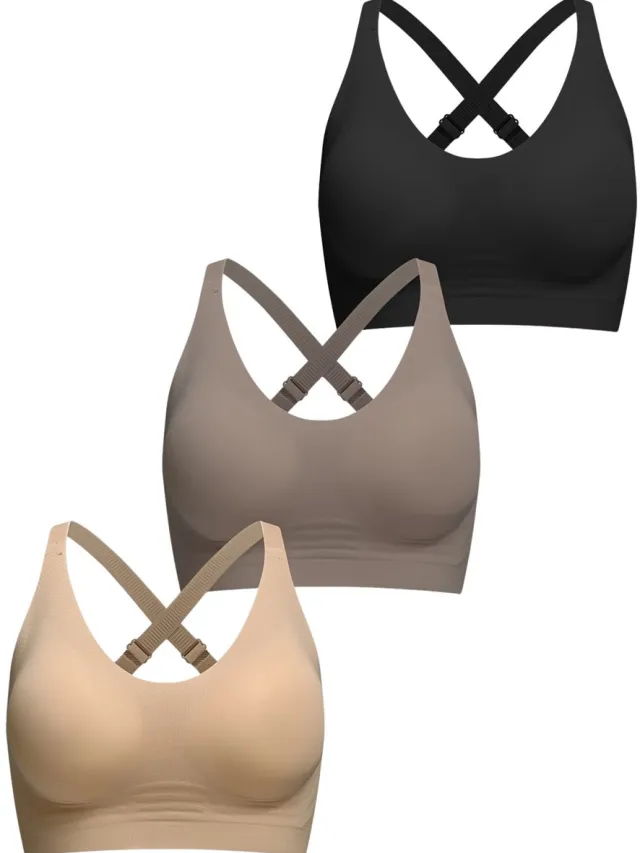 Currero BH Zonder Beugel - Strapless - Zonder Bandjes - Met Voorsluiting - Push-up Bh's - Comfort Beha - Comfortabel - Grote Sluiting - Zwart + Grijs
