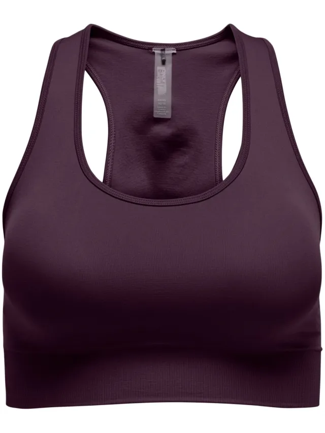 Only Play CURVY Plus Size level 2 sportbh ONPDAISY - paars