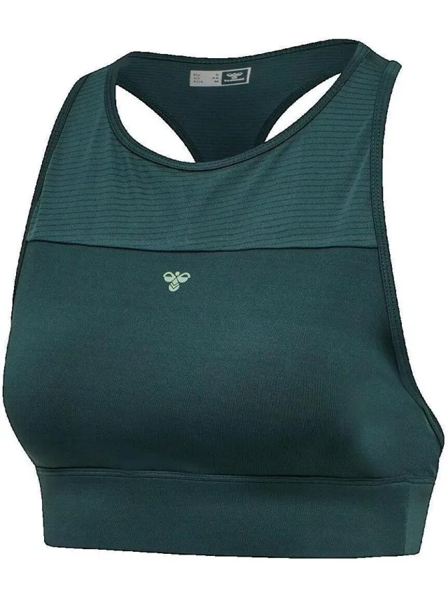 Sport BH hummel Brassière de sport hmlnorma sports verte