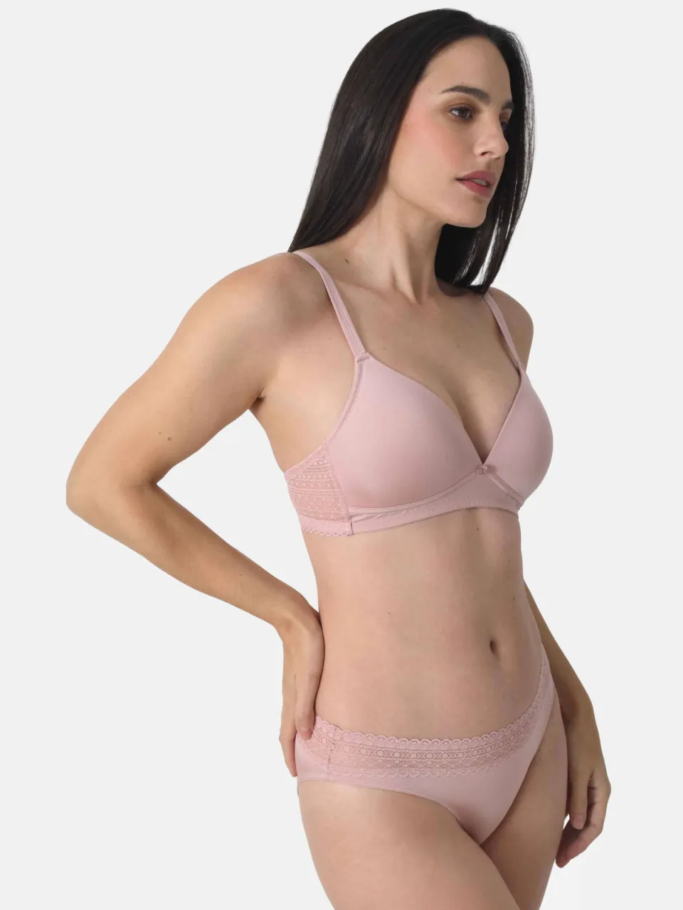 Sassa Mode slip Tempting Passion oudroze, foto 4