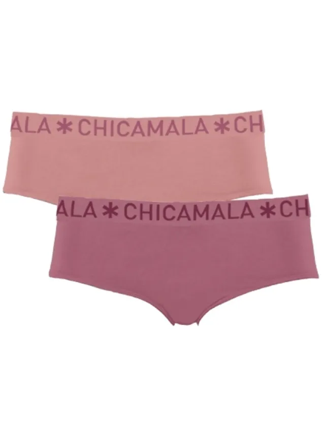 Muchachomalo Chicamala – Dames Briefs – 2 Pack - Normale Lengte – Onderbroeken Dames – Lingerie – Dames Ondergoed – Kleding - 95% Katoen – Dames kleding