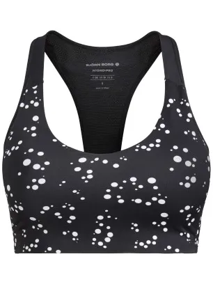 Björn Borg Random Dot High Support sportbeha zwart