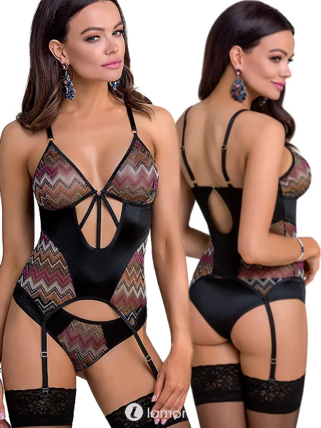 CASMIR Jarretelkorset Lagerta & string