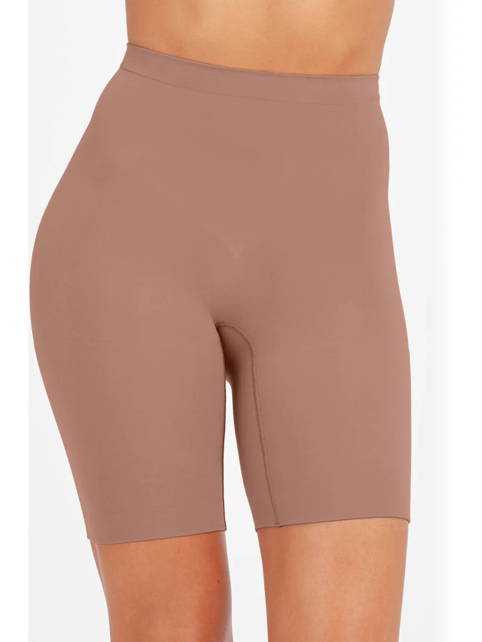 Spanx SPANXsculpt™ Seamless Power seamless sterk corrigerende short donkerbeige, foto 4