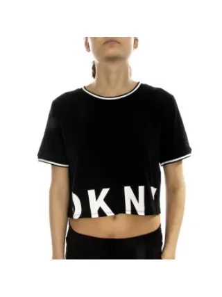 Dkny Spell It Out SS Top * Actie * Zwart