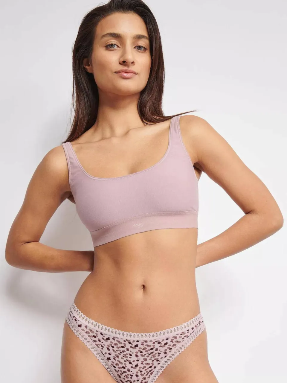 Sloggi GO string roze oudroze 3-pack Roze/oudroze