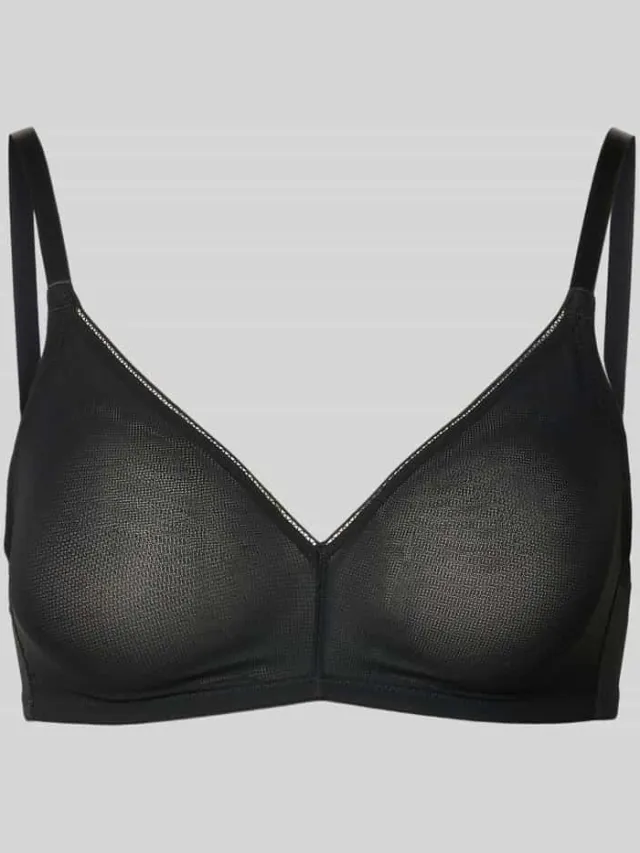 Hanro Bh in semitransparant design model 'Smooth' Zwart