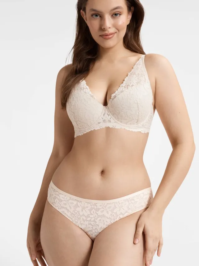 ESOTIQ Halsey 2 - Corrigerende damesonderbroek - Kanten details - Crèmekleur