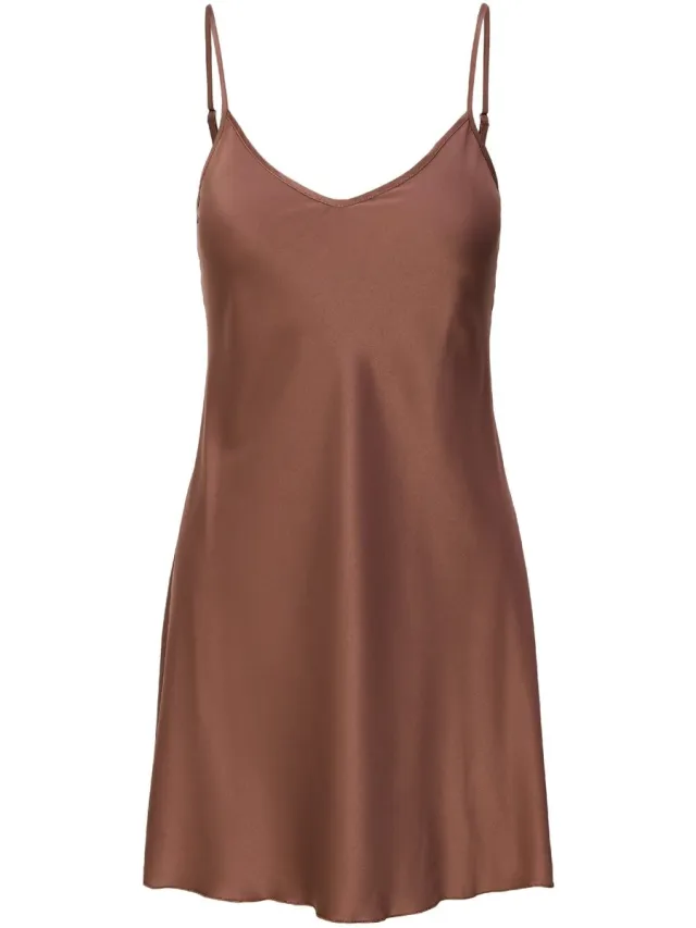 LingaDore DAILY Satin chemise Cognac