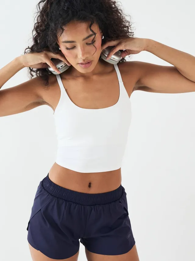 DSGN Studio Dames Dsgn Studio Sculpt Longline Tank Sportbeha Wit