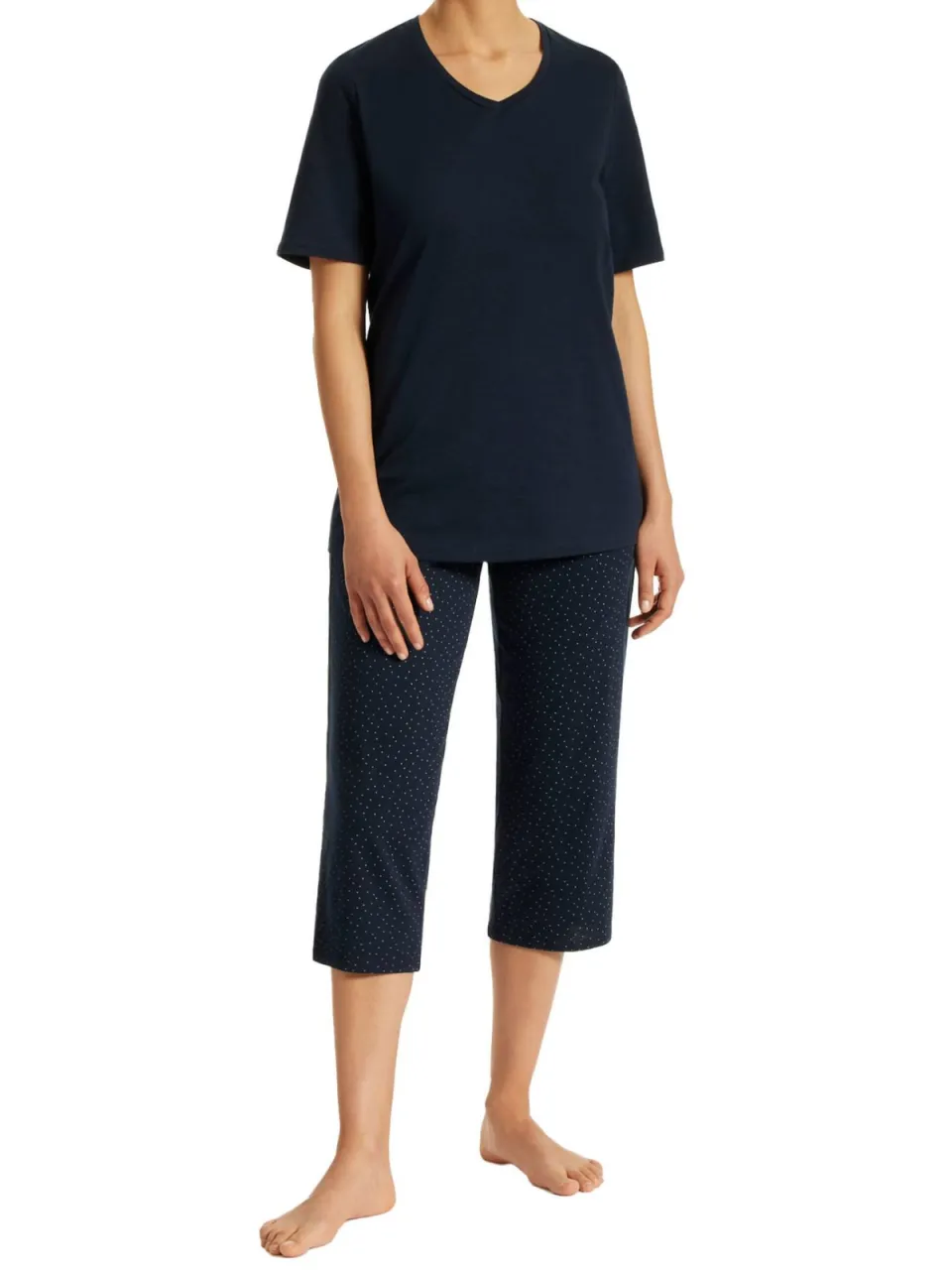 Undercover By Schiesser Uncover door Schiesser Pyjama Set Marineblauw