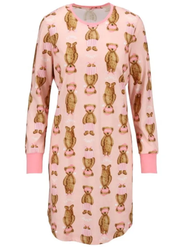 Ringella Teddy – Nachtkleed – 6511015 – Apricot – Roze