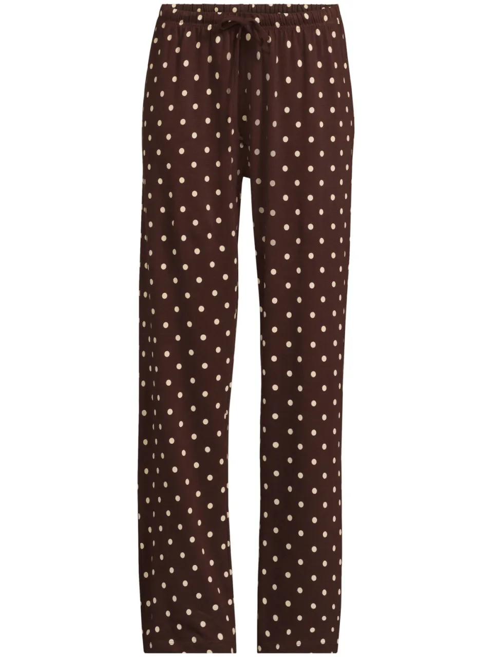 Dreamcovers pyjamaset donkerbruin met stippen donkerbruin/wit, foto 2