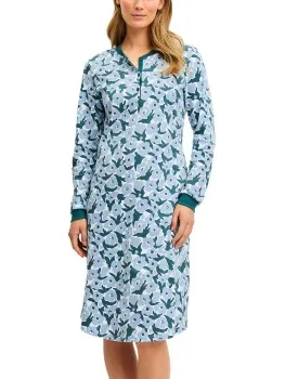 Calida Midnight Flowers Nightdress Versch.kleure/Patroon,Beige,Wit