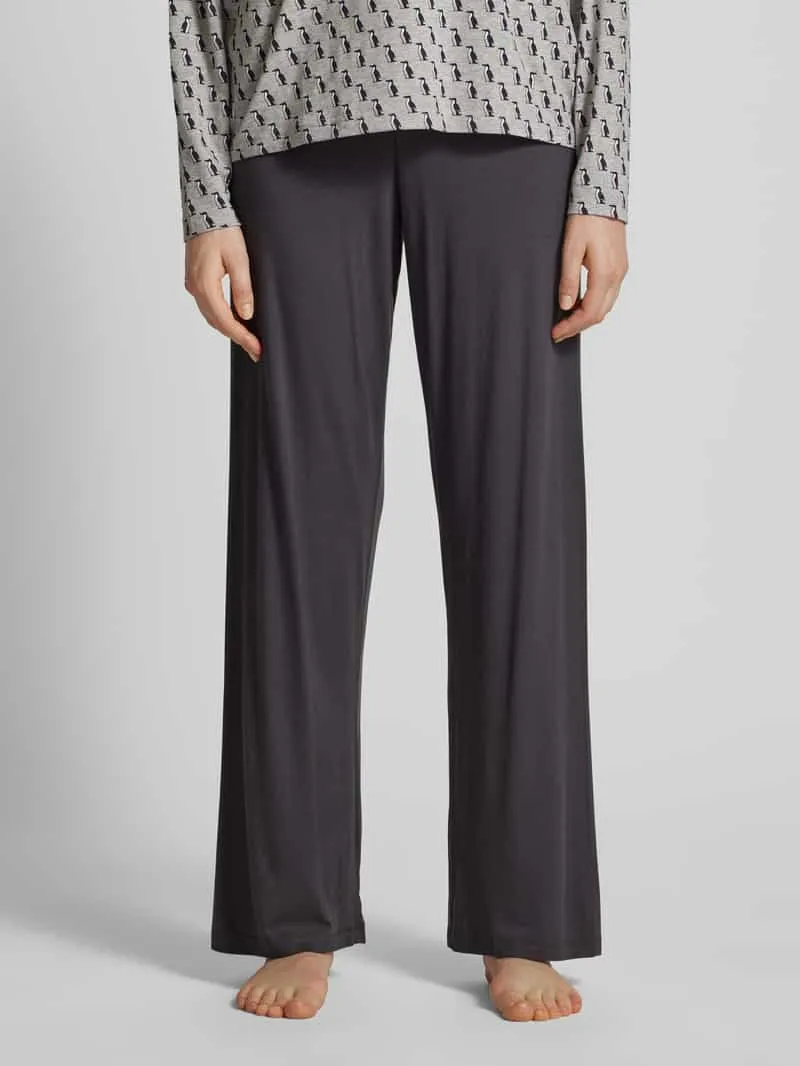 Mey Relaxed fit pyjamabroek met elastische band grijs, foto 4